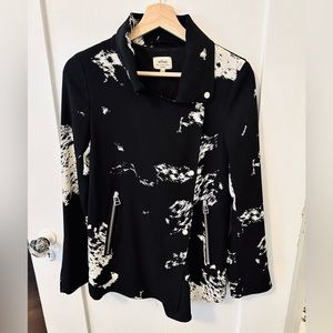 Aritzia Wilfred Mayet Double Breasted BlazerJacket Black & White XXS